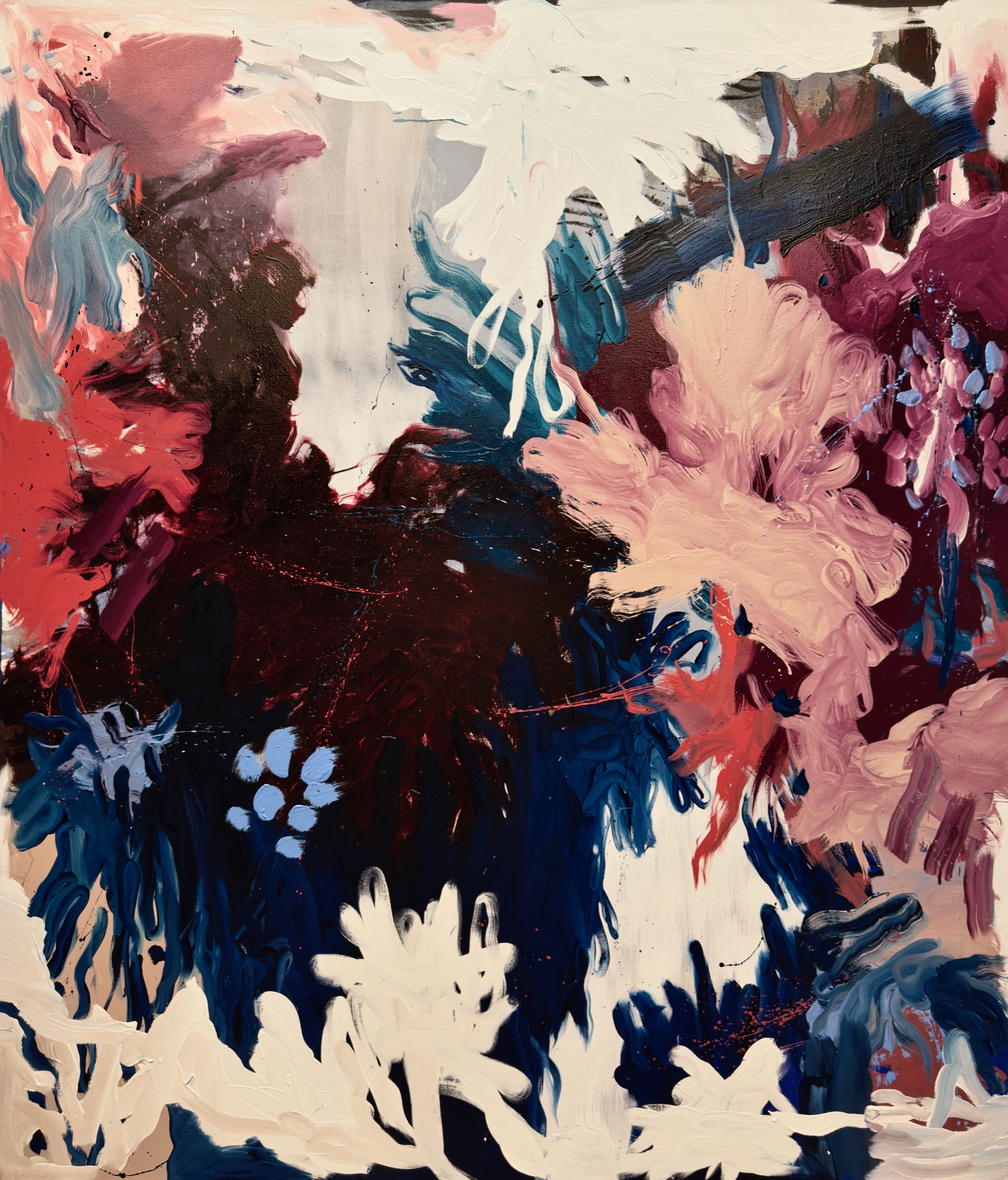 As Above / So Below, painting by Fontaine Scarelli