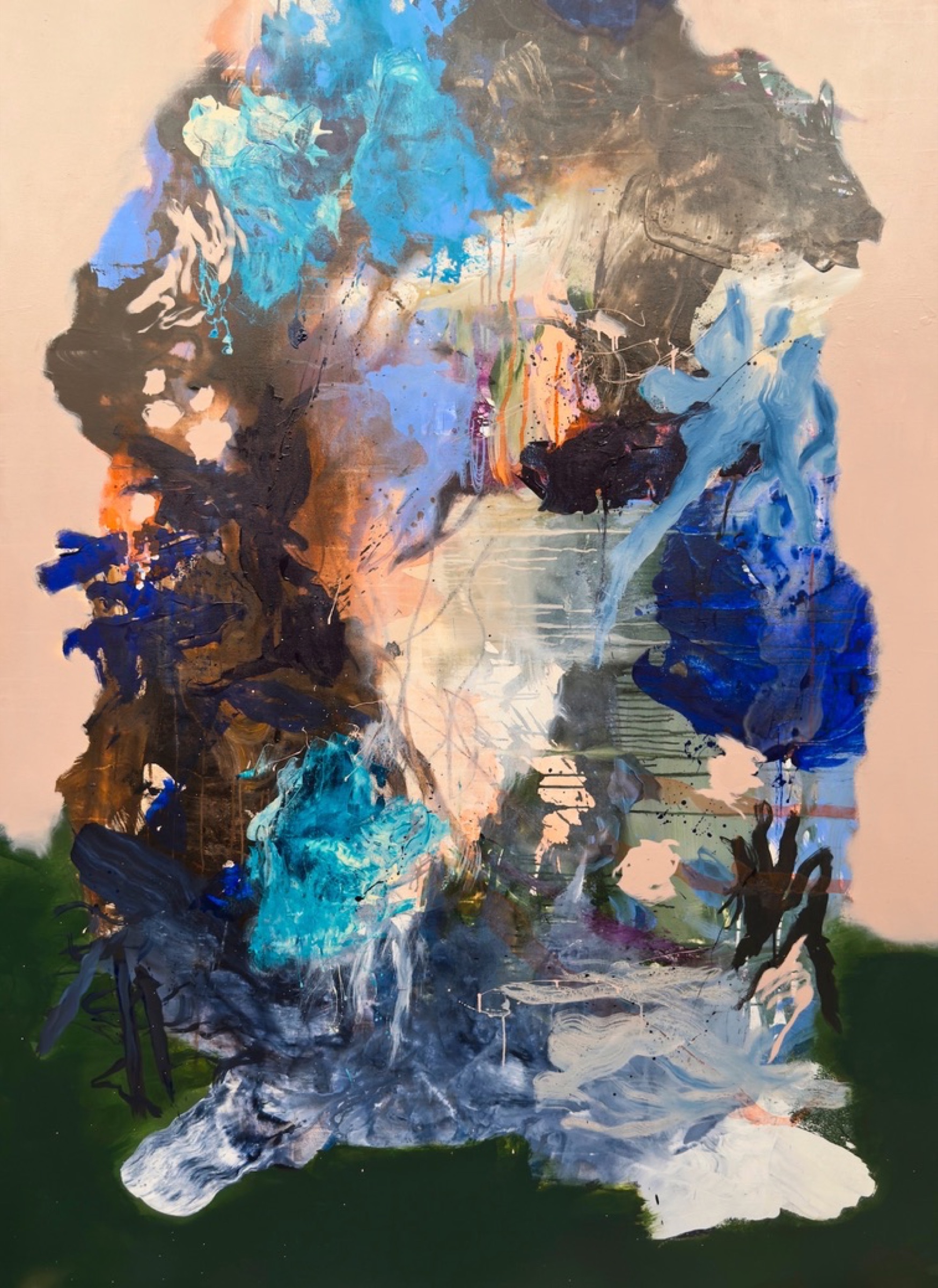 Chatter in the Distance, painting by Fontaine Scarelli
