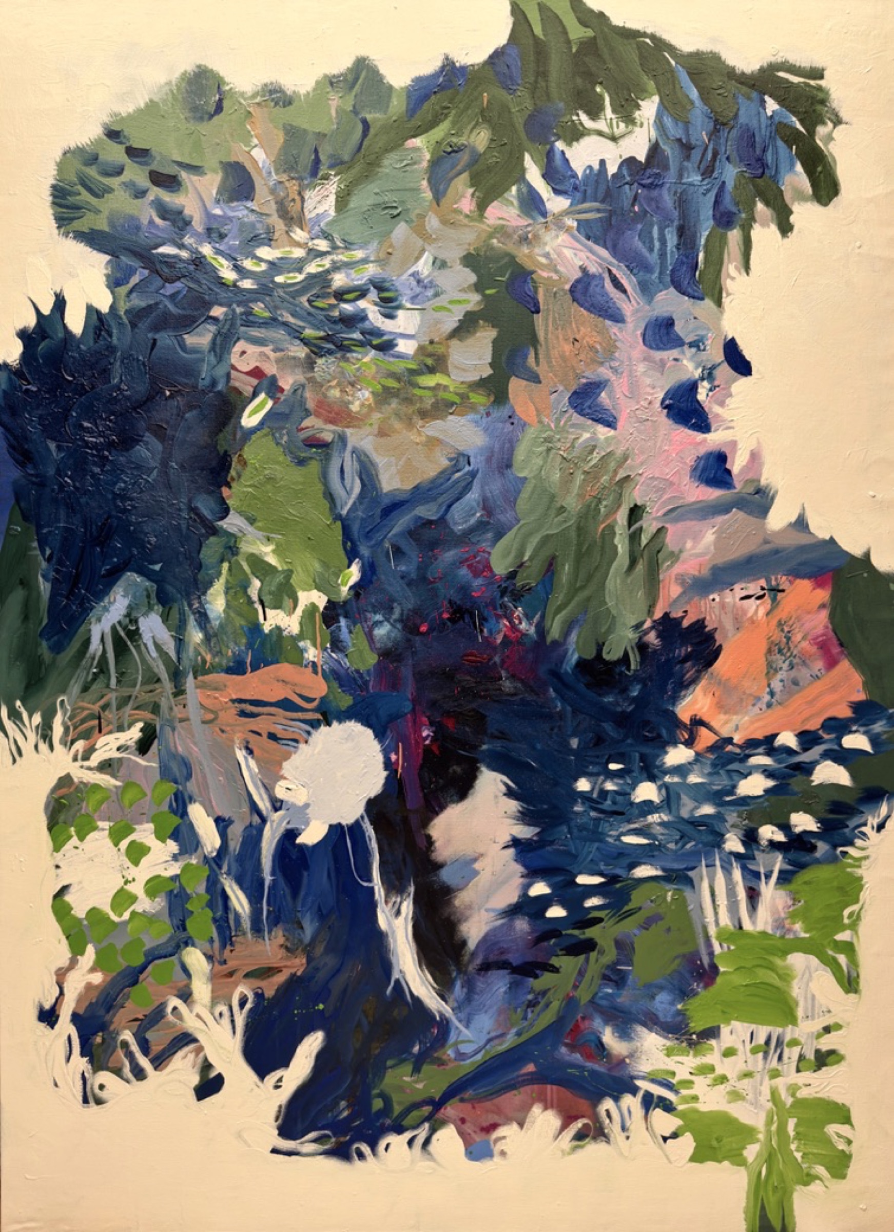 Dreams Buried in Bloom, painting by Fontaine Scarelli