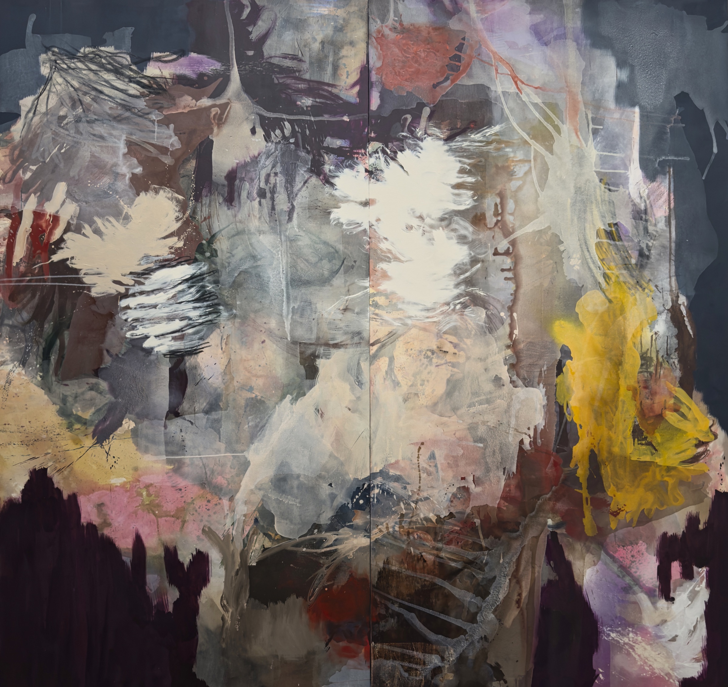 Standing Ruin, painting by Fontaine Scarelli