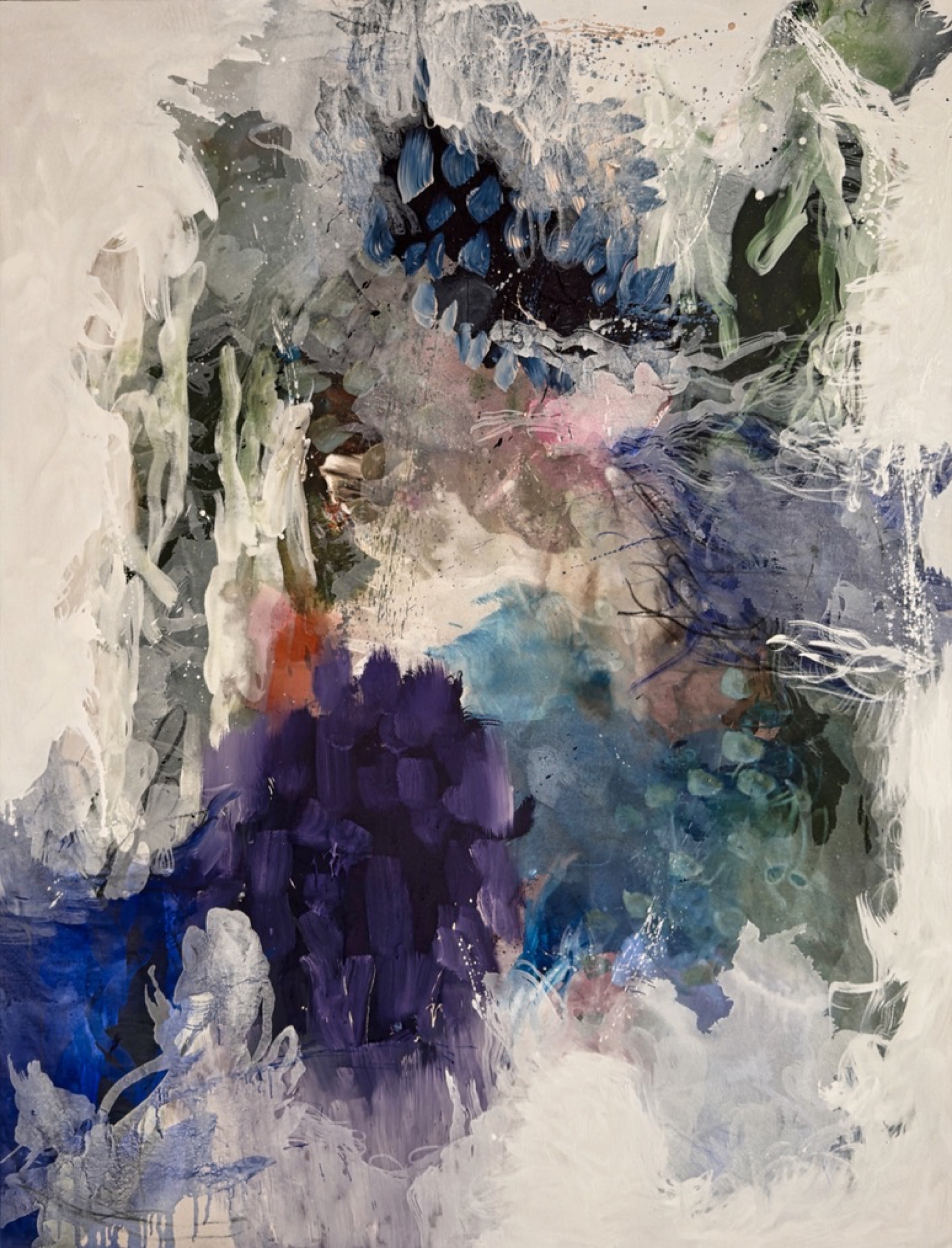 Terrestrial Debris (After), painting by Fontaine Scarelli